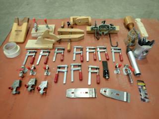 Qty of Clamps and Scraping Tools (OS)