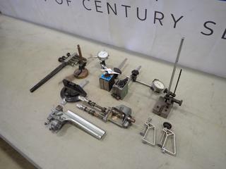 (2) Pedestal Micrometers C/w Miter Base and Tool Holders (NE Floor)