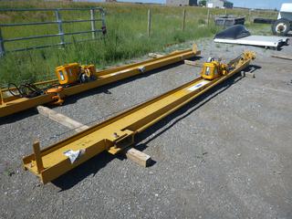 Kito Corp 1 Ton Jib Crane c/w 3 Phase Motor, Control # 9141.