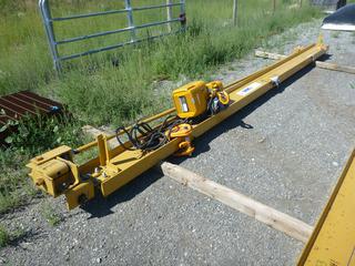 Kito Corp 1 Ton Jib Crane c/w 3 Phase Motor, Control # 9142.