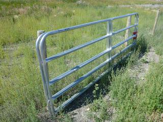 (2) Tube Style Stock Gates 4 Ft. x 12 ft., Control # 9143.