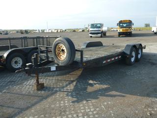 2005 Certified Custom 20' T/A Deck Trailer c/w Ramps, Spare Tire, LT235/85R16 Tires, VIN 2P9UH252951057072