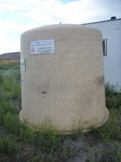 Round Fiberglass Well Shack Approximately 9 Ft. Diameter x 7 Ft. High, Control # 9164.