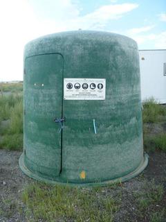 Round Fiberglass Well Shack Approximately 9 Ft. Diameter x 7 Ft. High, Control # 9165.