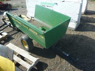 John Deere 15 Tow Behind Tipping Graden Cart w/Tailgate, Control # 9211.