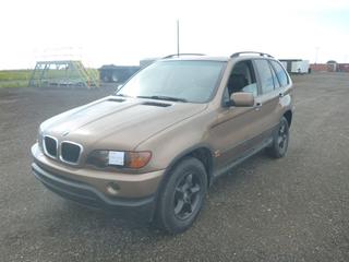 2001 BMW X5 4x4 SUV c/w 3.9L, Auto, A/C, 235/65R17 Tires, Showing 228,913 Kms, VIN WBAFA53591LM65756 *Note: Additional Information In Documents