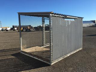 Kennel Chicken Pen Chain Link Approximately 10 Ft. L x 8 Ft. W x 92 In. H, Control # 9215.