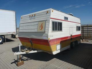 1978 Wilkes Canada 180 T/A Holiday Trailer c/w G78-015 Tires, VIN 180L8-15005.