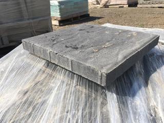 Grey Patio Stone, Approximately 15 1/2 In x 15 1/2 In x 1 1/2 In.