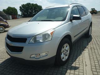 2011 Chev Traverse AWD SUV c/w 3.6 VVt Gas, Auto, A/C, 245/70R17 Tires, Showing 201,049 Kms, VIN 1GNKVEED6BJ138911