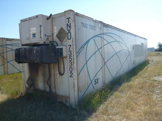 53 Ft. HC Storage Container c/w Thermo King Heater, # 735302. *Heater Does Not Start.*