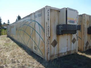 53 Ft. HC Storage Container c/w Thermo King Heater # 735380.  *Heater Starts.*