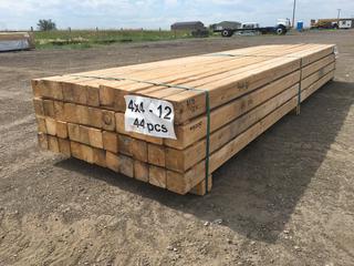 Lift of 4x4 - 12 Ft. Lumber, 44 Pcs/Lift, Control # 9005.