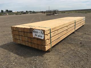 Lift of 4x4 - 12 Ft. Lumber, 44 Pcs/Lift, Control # 9006.