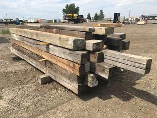 Quantity of Mixed Posts 8 Ft. Lengths (Mostly 4 In. X 2 1/2 In.) Control # 9024.