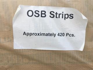 Lift of OSB Strips Siding, Approximately 420 Pcs/Lift, Control # 9027.