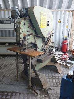 Original Peddinghaus Iron Worker Type 210/16 Machine 377.