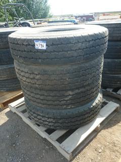 (4) Michelin Tires 11 R22.5 XZA3.