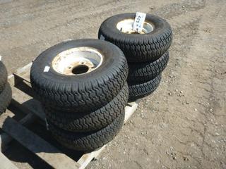 (6) Carlisle Turf Trac RIS Tires 18x6.50-8NHS w/ Rims.