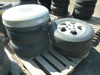 (5) Tires 215/70 R16 100H w/ Mitsubishi Rims.