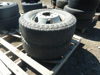 (2) Auto Green Terrain Cruiser A/T Tires LT 245/75 R17 121/118R w/ Rims.