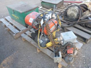 CM Series 635 Motor Driven Trolley Winch 2 Ton Capacity.