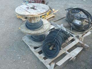 (3) Partial Spools of 2012 Nexans Cathodic Telus Cable.