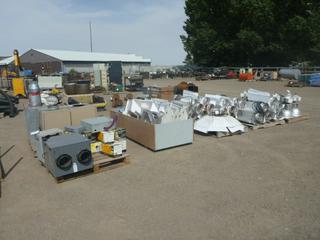 (8) Pallets of Hydroponic Supplies c/w Hepa Air Cleaners, Lights, Ballast, Heat recovery Unit and Light Reflectors.