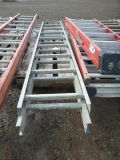 Aluminum 16 Ft Extension Ladder.