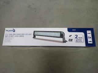 Paladin 21 1/2 In. Dual Row Curved Cree LED Light Bar, 120 Watt, 14400 Lumens.