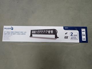 Paladin 22 In. Single Row Straight Cree LED Light Bar, 100 Watt, 12000 Lumens.