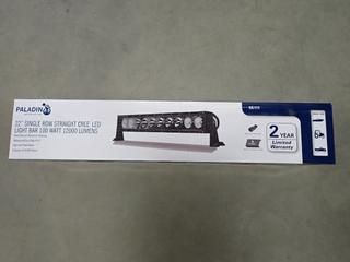 Paladin 22 In. Single Row Straight Cree LED Light Bar, 100 Watt, 12000 Lumens.