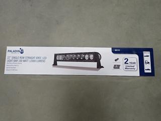 Paladin 22 In. Single Row Straight Cree LED Light Bar, 100 Watt, 12000 Lumens.