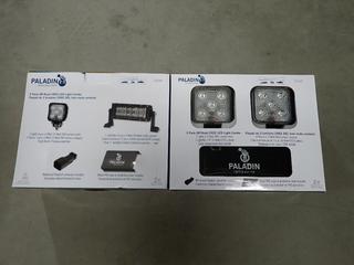 (2) Paladin Off-Road Cree LED Light Combos, 3pc Each.