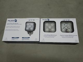 (2) Paladin Off-Road Cree LED Light Combos, 2pc Each.