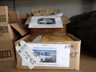 (2) Boxes of Suzuki Carry Mini & Daihatsu Mini Truck Parts.