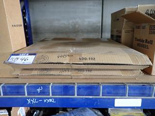 (2) Boxes of Hendrickson Trailer Suspension Dust Shield Parts.