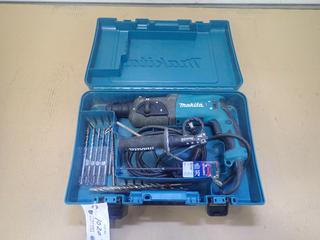 Makita HR2470F 120V Hammer Drill C/w Assorted Drill Bits