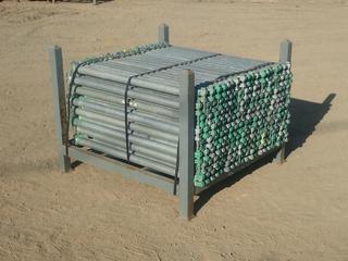 44in X 44in X 34in Storage Rack C/w Qty Of 1.1-Meter Scaffold Ledgers