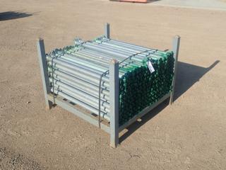 44in X 44in X 34in Storage Rack C/w Qty Of 1.1-Meter Scaffold Ledgers