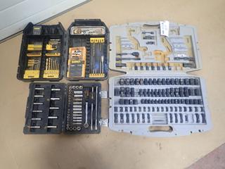 Qty Of Incomplete Socket Sets C/w Incomplete Drill Bit Set