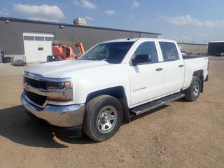 2017 Chevrolet Silverado Crew Cab 4X4 Pickup C/w 5.3L Vortec V8 Gas Engine, A/T, Rear Backup Camera, Running Boards, And LT265/70 R17 Tires. Showing 102,626kms. VIN 3GCUKNEC9HG465640 *Note: Catalytic Converter Removed, Repaired At Certified Muffler Shop Hard Pipe Installed*
