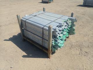 44in X 44in X 34in Storage Rack C/w Qty Of Approx. (50) 1.1-Meter Scaffold Planks