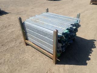 44in X 44in X 34in Storage Rack C/w Qty Of Approx. (50) 1.1-Meter Scaffold Planks