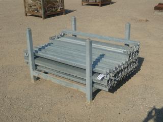 44in X 44in X 34in Storage Rack C/w Qty Of 1-Meter Scaffold Stair Stringers