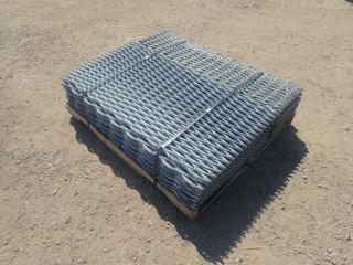 Qty Of (50) 48in X 1ft And (50) 48in X 2ft Galvanized Grating