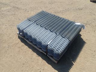 Qty Of (50) 48in X 1ft And (50) 48in X 2ft Galvanized Grating