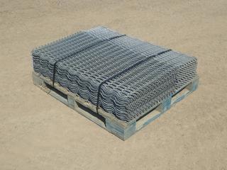 Qty Of (50) 48in X 1ft And (50) 48in X 2ft Galvanized Grating