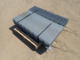 Qty Of (50) 48in X 1ft And (50) 48in X 2ft Galvanized Grating