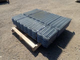 Qty Of (50) 48in X 1ft And (50) 48in X 2ft Galvanized Grating